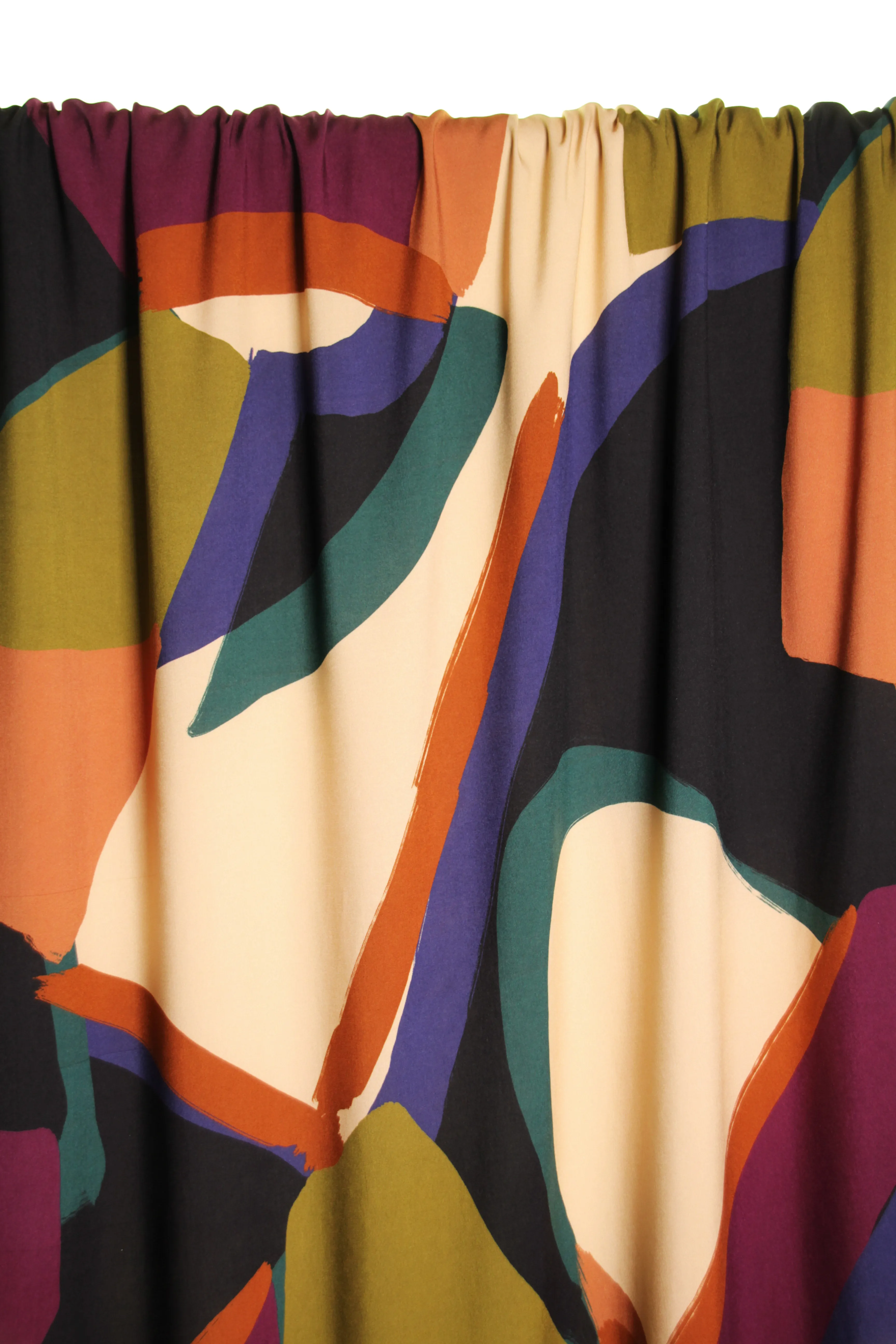 Viscose print abstract - Atelier Jupe